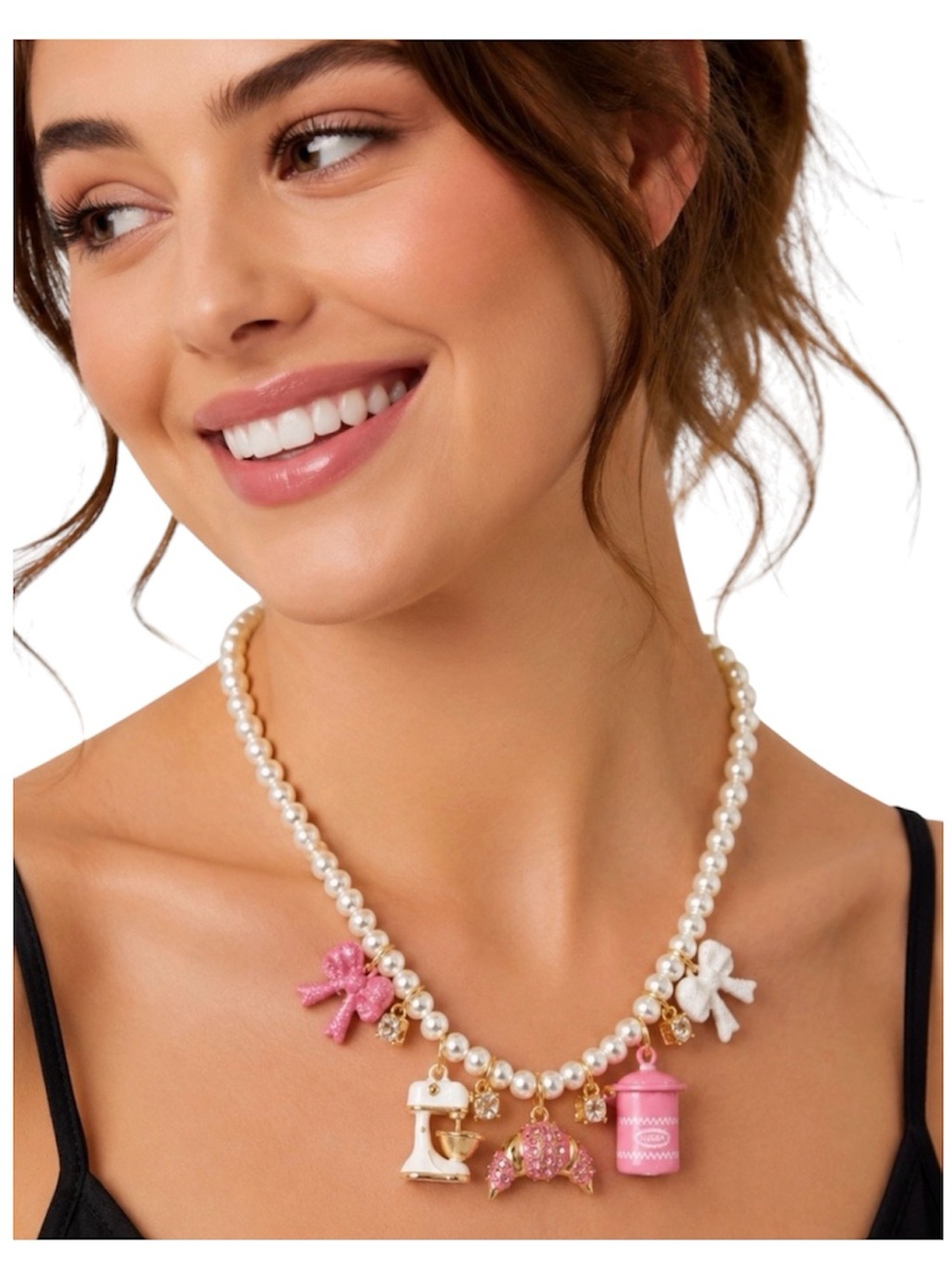 Betsey Johnson Necklace Baking Charms